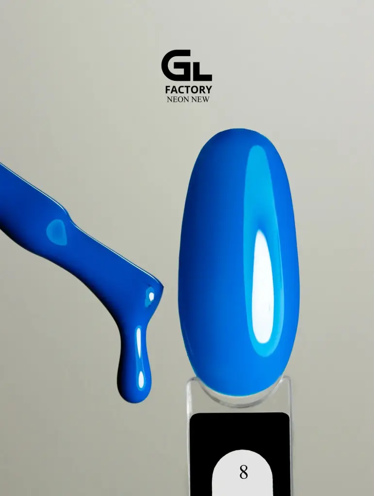 GL 1009 BLACK Gel Polish Neon New 08 15g TPO FREE