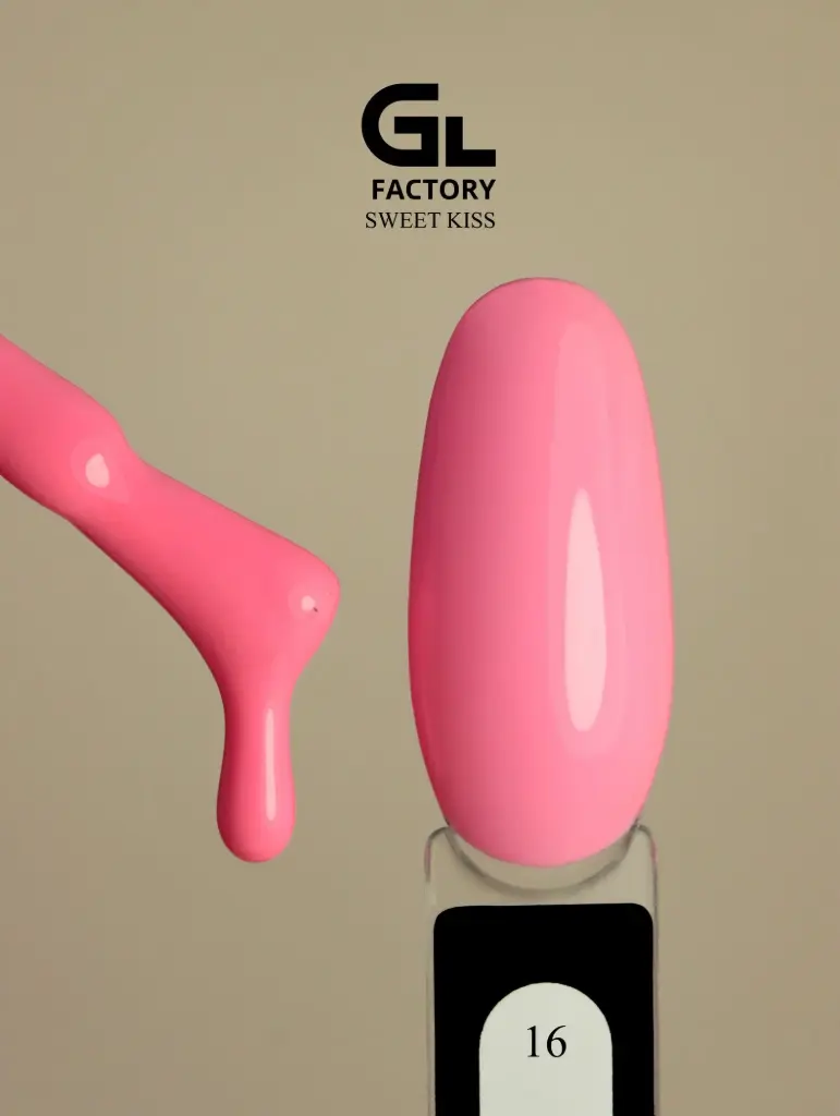 GL 1016 BLACK Gel Polish Sweet Kiss 16 15g TPO FREE