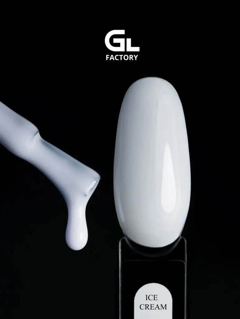 GL 1022 BLACK Gel Polish Ice Cream 15g TPO FREE
