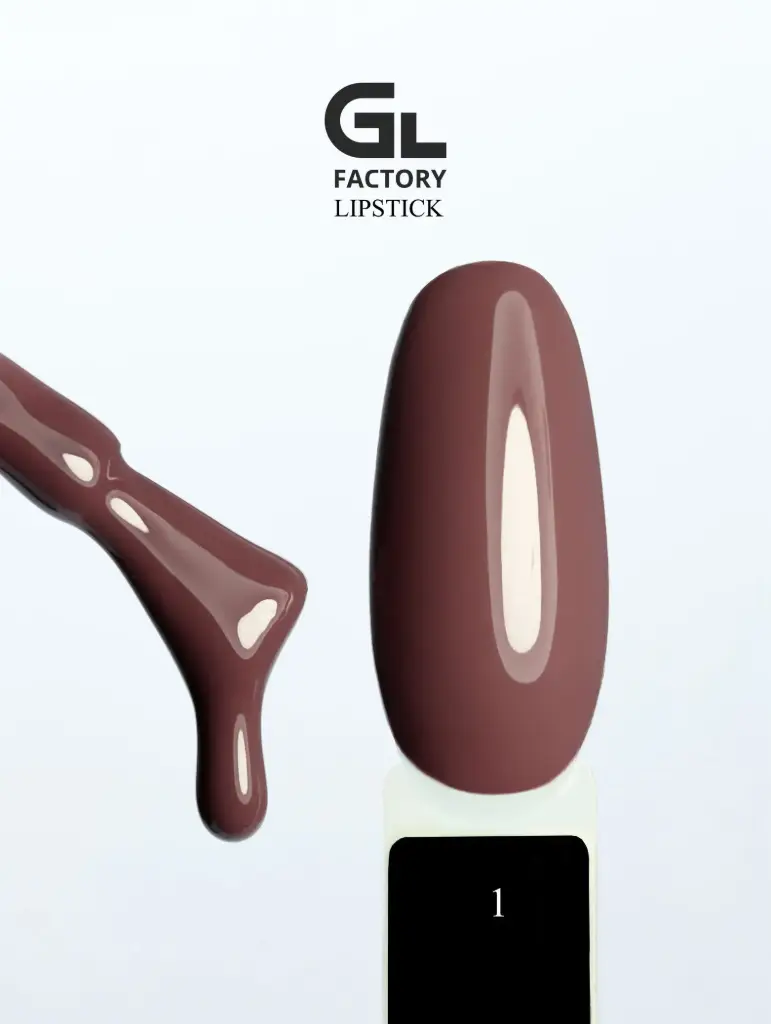 GL 1041 BLACK Gel Polish Lipstick 01 15g TPO FREE
