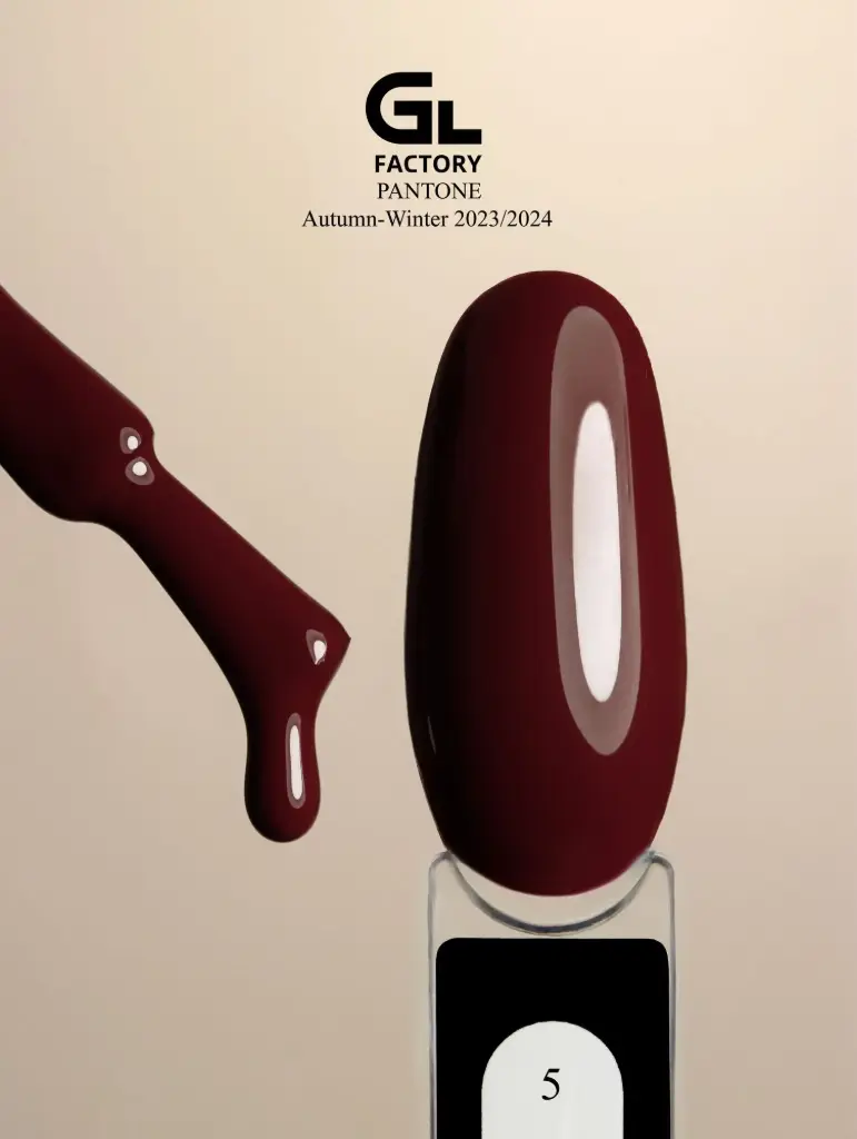 GL 1045 BLACK Gel Polish Pantone Autumn-Winter 2023/2024 05 15g TPO FREE