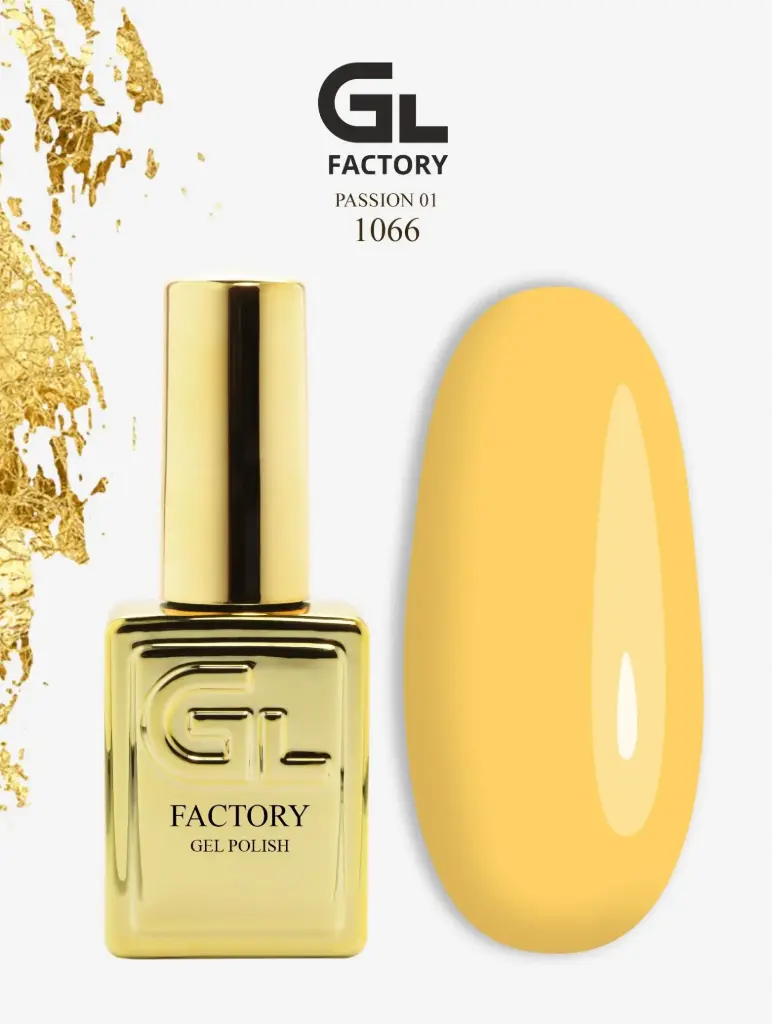 GL 1066 GOLD Gel Polish Passion 01 15g TPO FREE