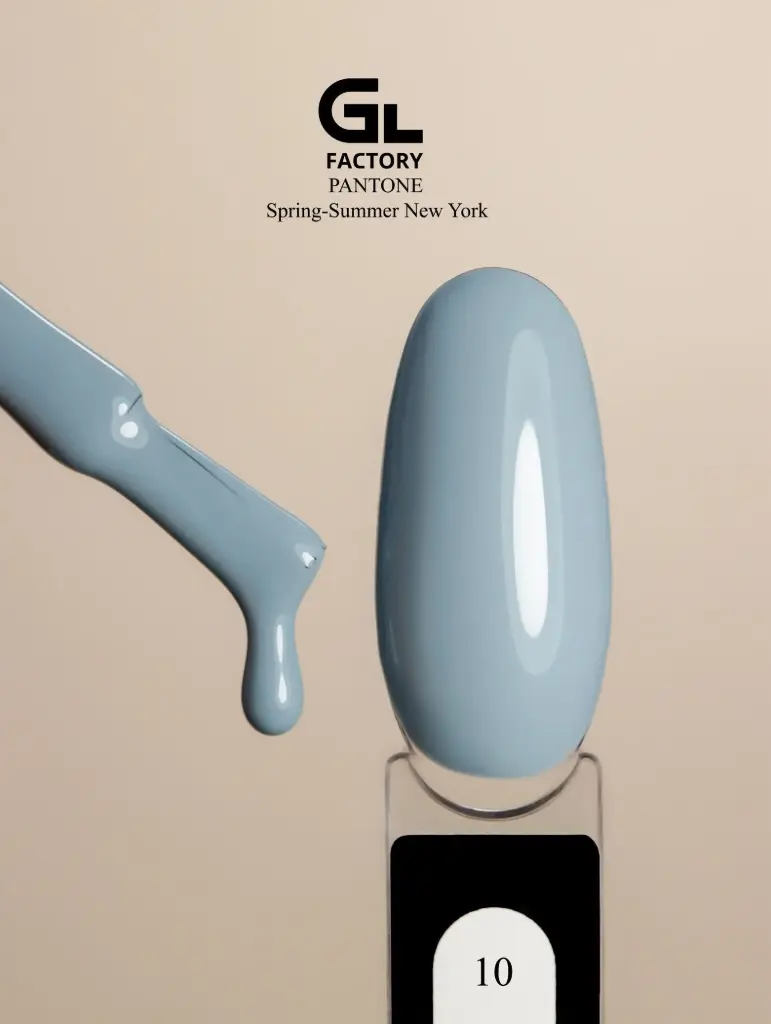 GL 1084 BLACK Gel Polish Pantone Spring-Summer New York 10 15g TPO FREE