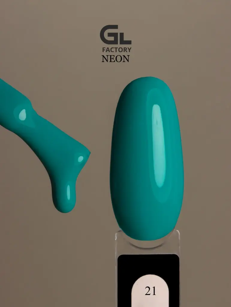 GL 1095 BLACK Gel Polish Neon 21 15g TPO FREE