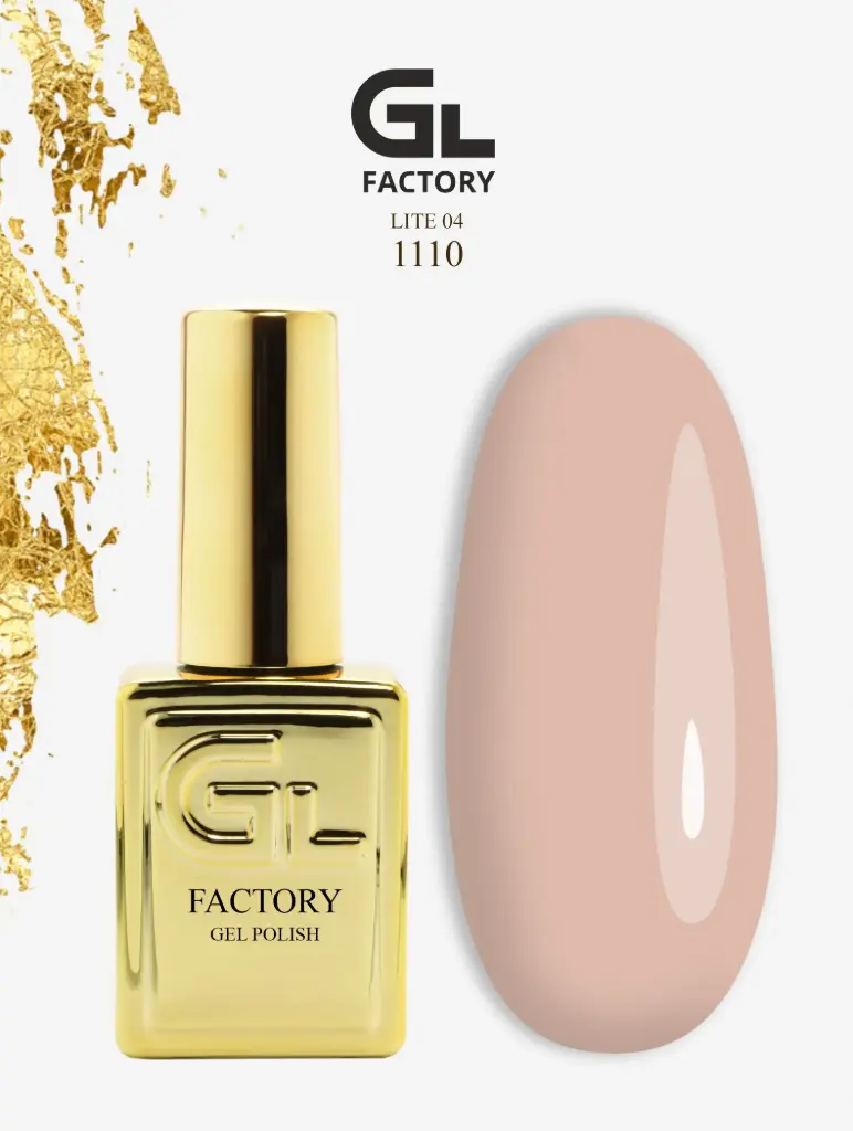 GL 1110 GOLD Gel Polish Lite 04 15g TPO FREE
