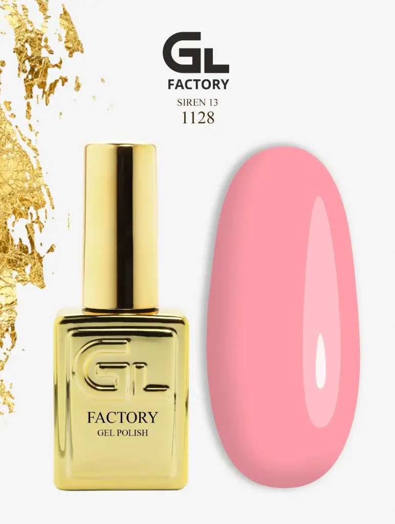 GL 1128 GOLD Gel Polish SiRen 13 15g TPO FREE