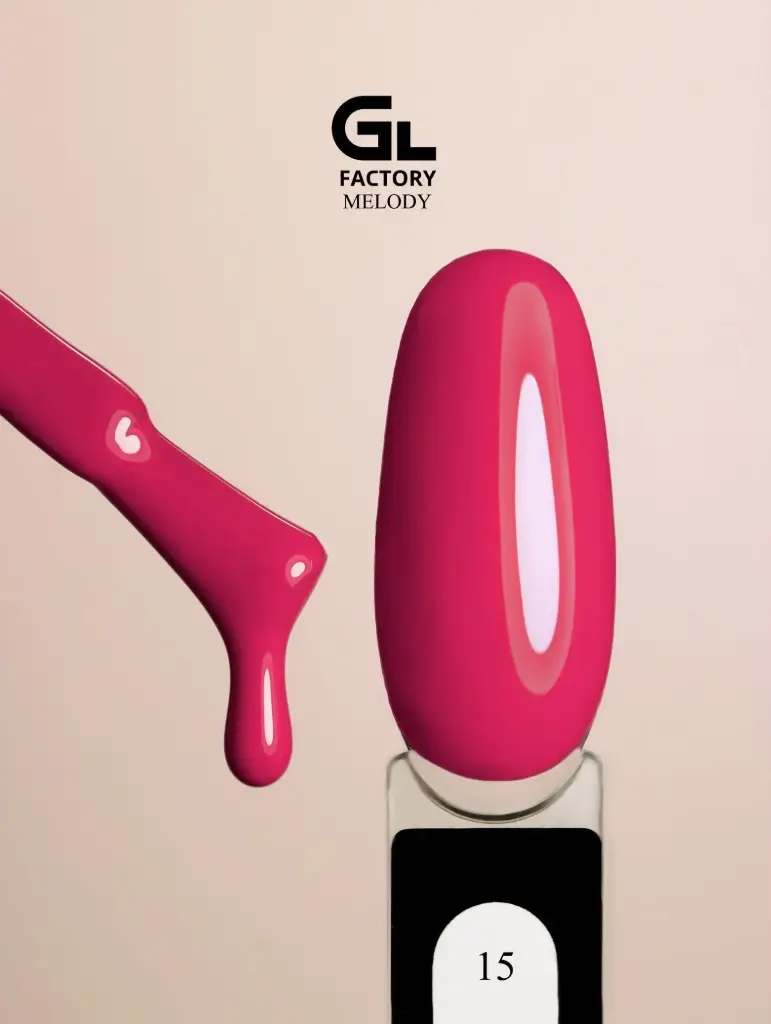 GL 1140 BLACK Gel Polish Melody 15 15g TPO FREE