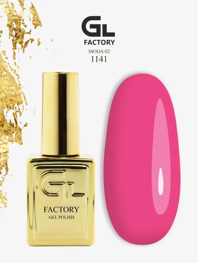 GL 1141 GOLD Gel Polish Moda 02 15g TPO FREE
