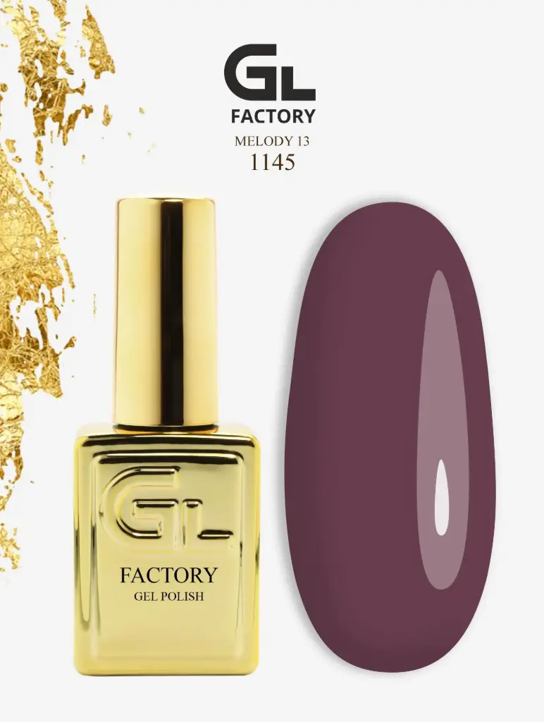 GL 1145 GOLD Gel Polish Melody 13 15g TPO FREE