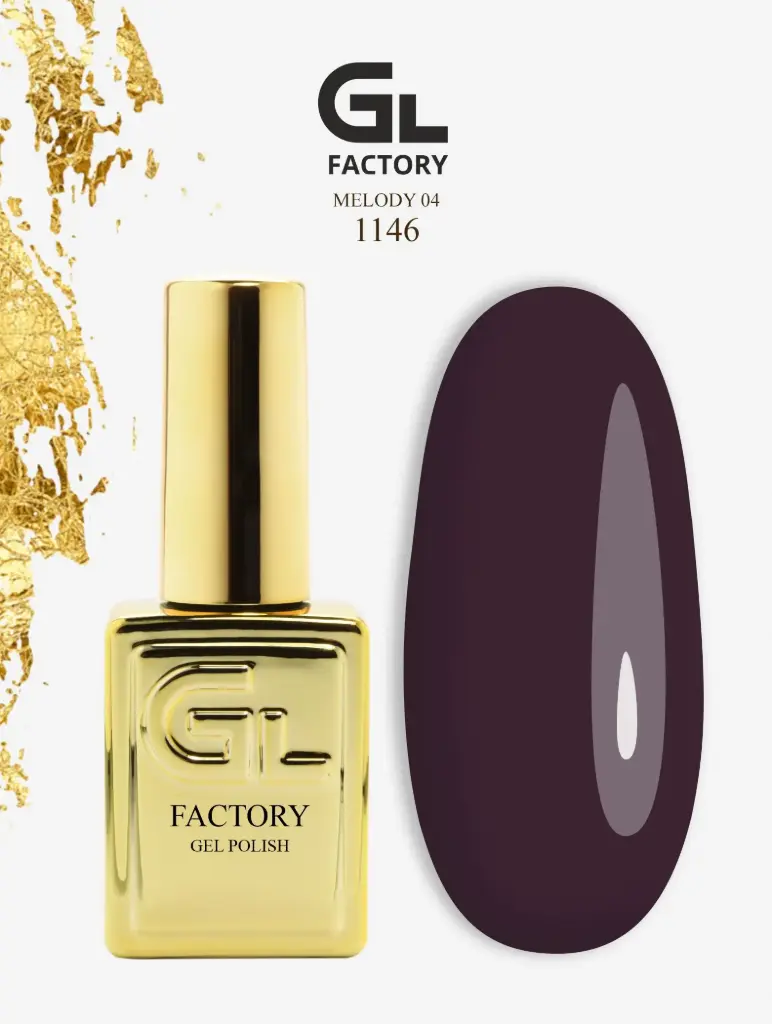 GL 1146 GOLD Gel Polish Melody 04 15g TPO FREE