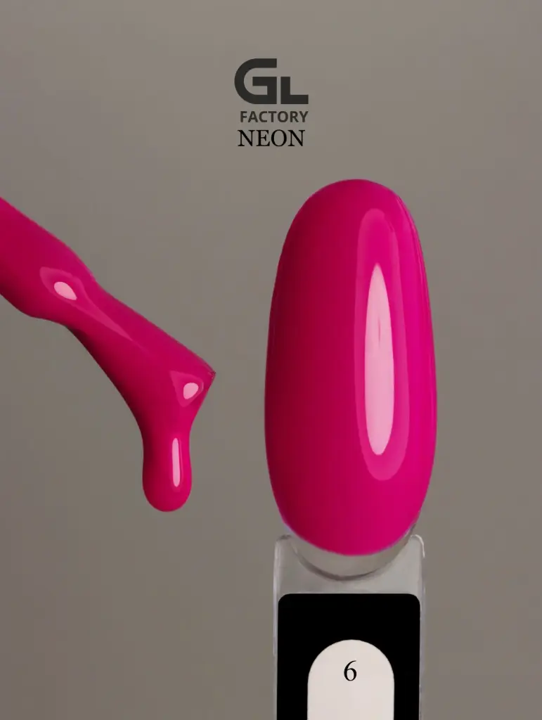 GL 1160 BLACK Gel Polish Neon 06 15g TPO FREE