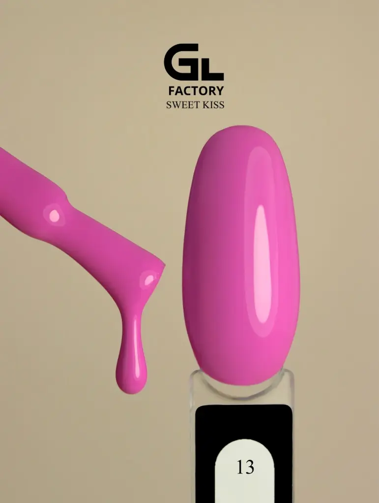 GL 1162 BLACK Gel Polish Sweet Kiss 13 15g TPO FREE