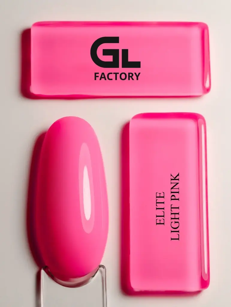 GL 1168 BLACK Gel Polish Elite Light Pink 15g TPO FREE