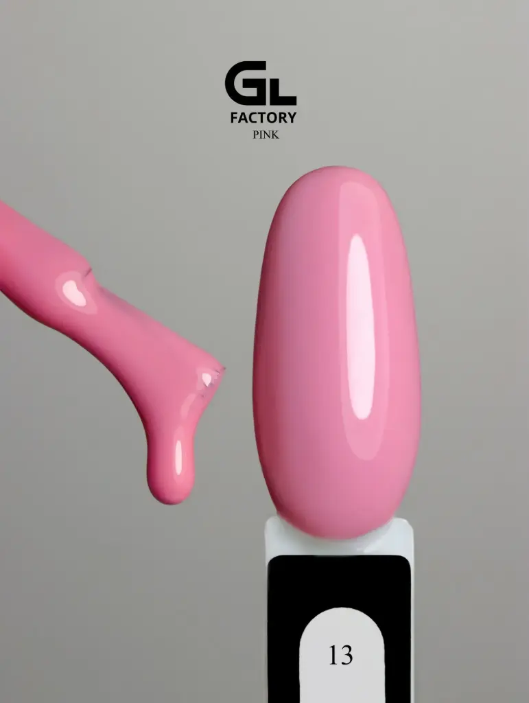 GL 1208 BLACK Gel Polish Pink 13 15g TPO FREE