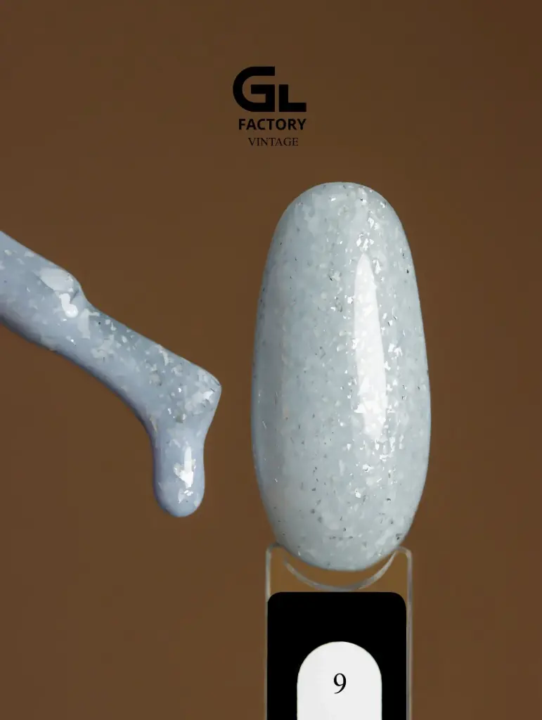 GL 2045 BLACK Gel Polish Vintage 09 15g TPO FREE