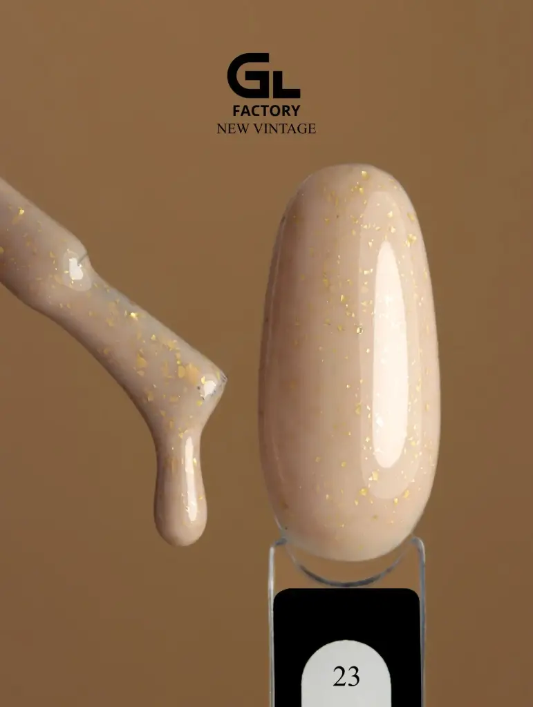 GL 2050 BLACK Gel Polish New Vintage 23 15g TPO FREE