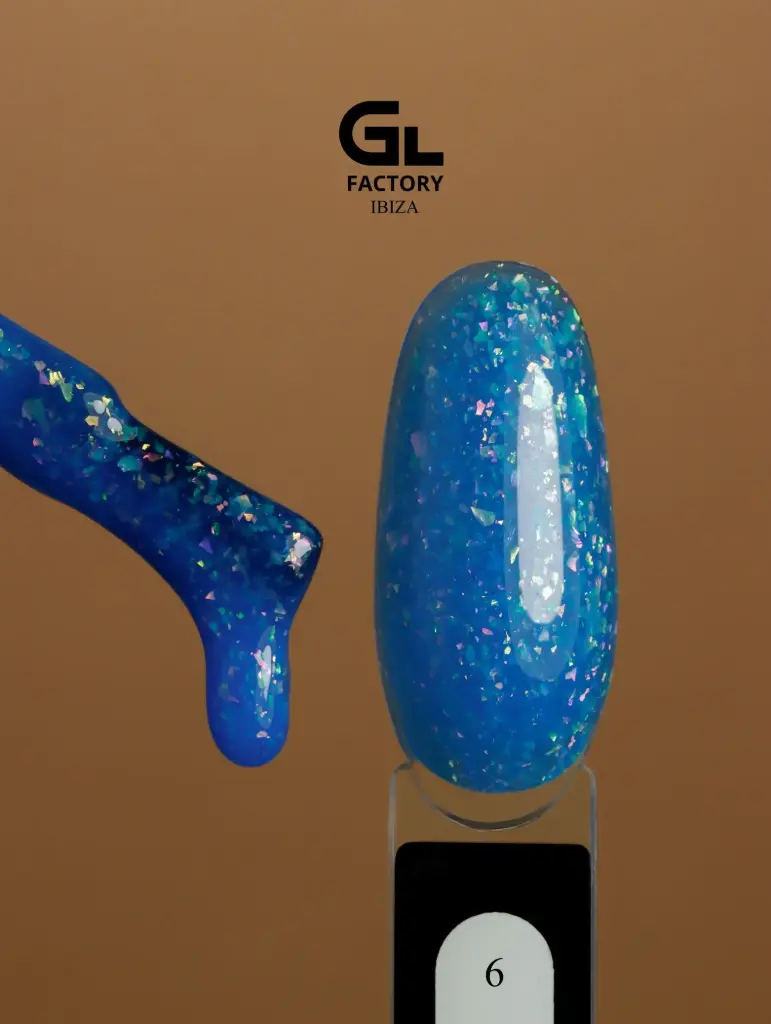 GL 2074 BLACK Gel Polish Ibiza 06 15g TPO FREE