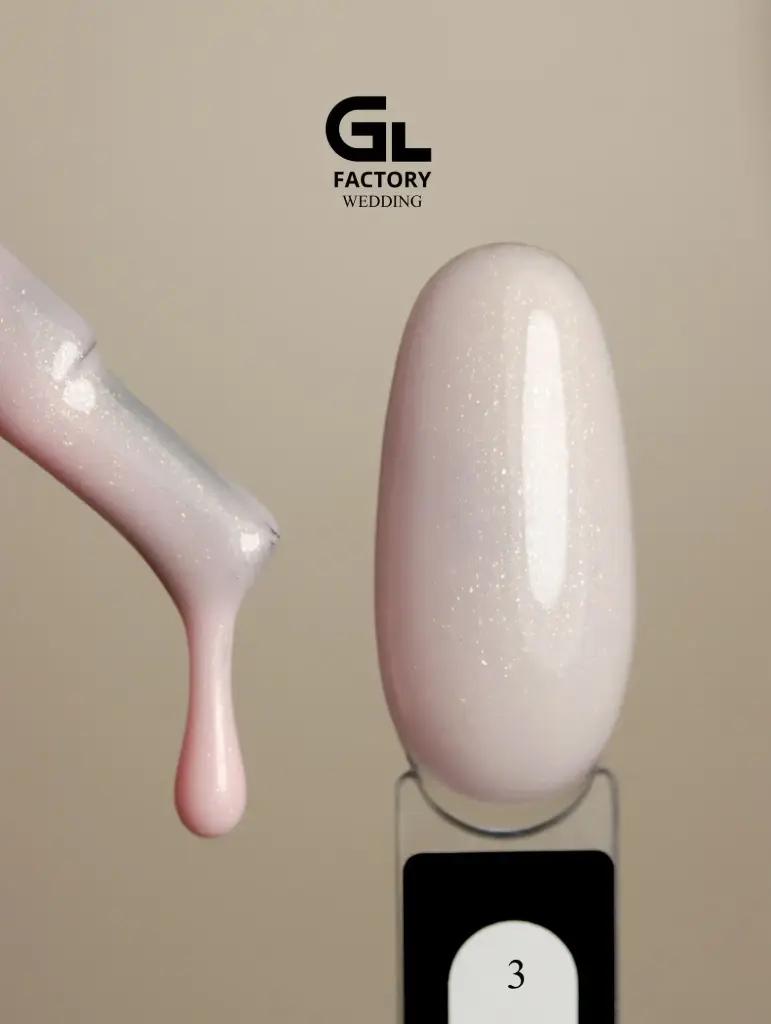 GL 2077 BLACK Gel Polish Wedding 03 15g TPO FREE