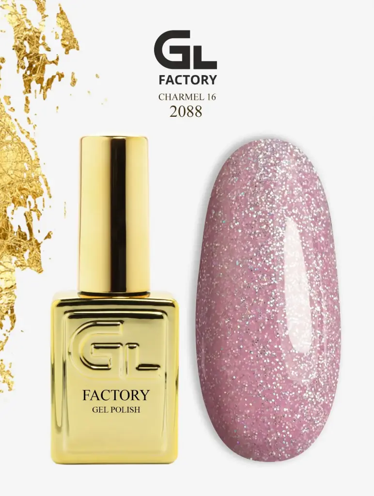 GL 2088 GOLD Gel Polish Charmel 16 15g TPO FREE