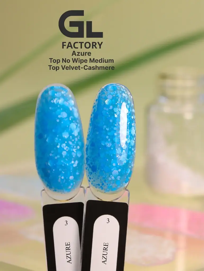 GL 2114 BLACK Gel Polish Azure 03 15g TPO FREE