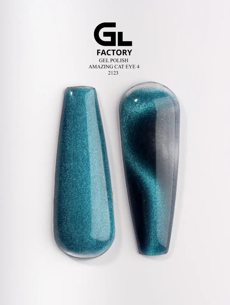 GL 2123 BLACK Gel Polish Amazing Cat Eye 04 15g TPO FREE