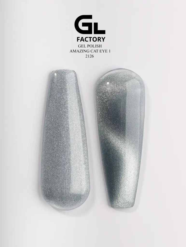 GL 2126 BLACK Gel Polish Amazing Cat Eye 01 15g TPO FREE