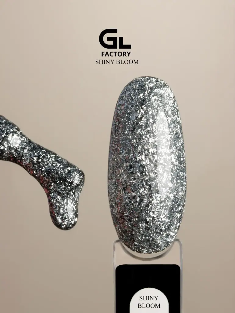 GL 2149 BLACK Gel Polish Shiny Bloom 15g TPO FREE