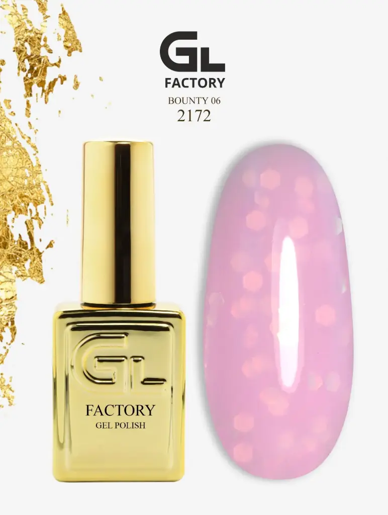 GL 2172 GOLD Gel Polish Bounty 06 15g TPO FREE