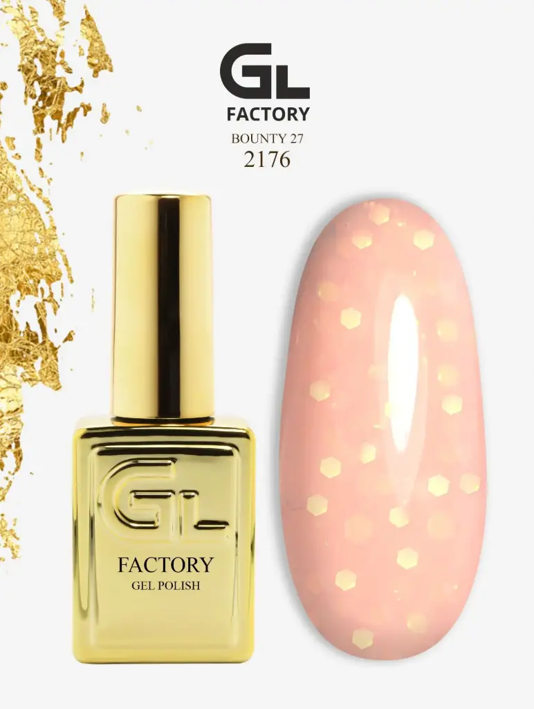 GL 2176 GOLD Gel Polish Bounty 27 15g TPO FREE