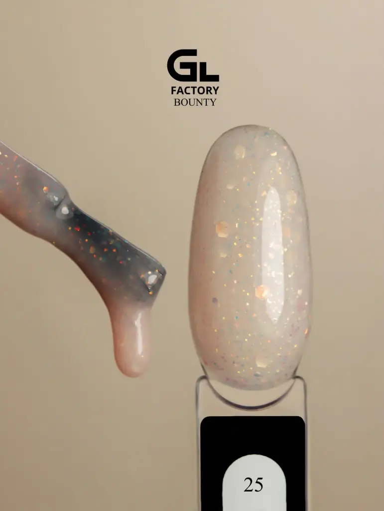 GL 2177 BLACK Gel Polish Bounty 25 15g TPO FREE