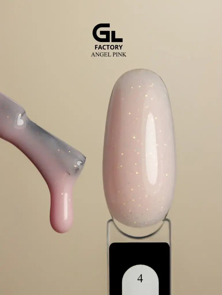 GL 2180 BLACK Gel Polish Angel Pink 04 15g TPO FREE
