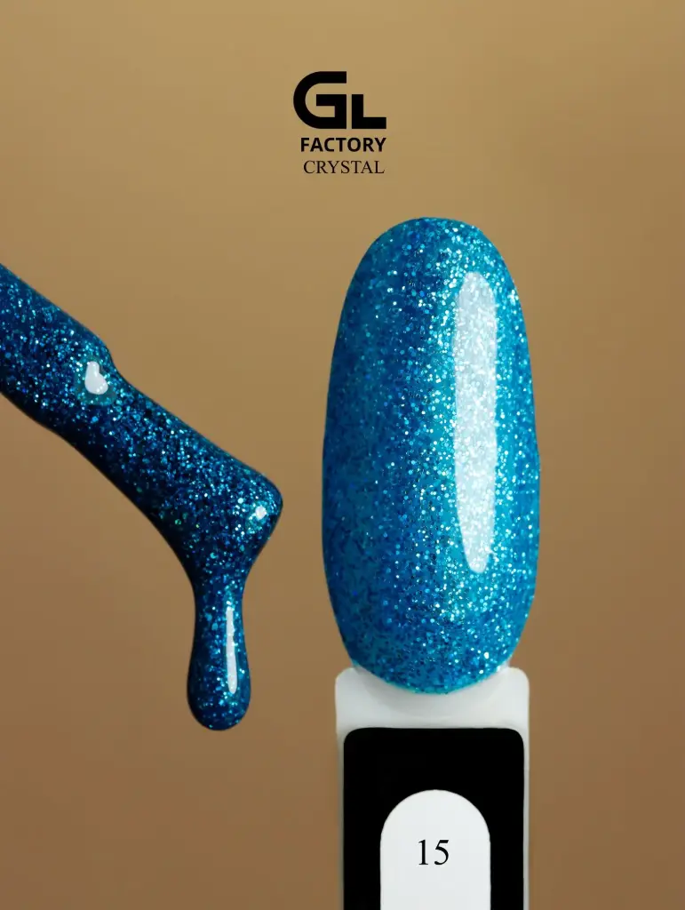 GL 2193 BLACK Gel Polish Crystal 15 15g TPO FREE