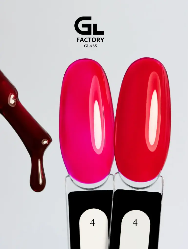 GL 2201 BLACK Gel Polish Glass 04 15g TPO FREE