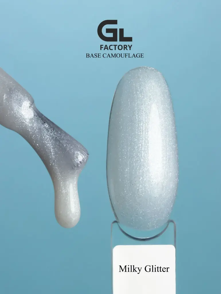 GL 3007 BLACK Base Milky Glitter 15g TPO HEMA FREE