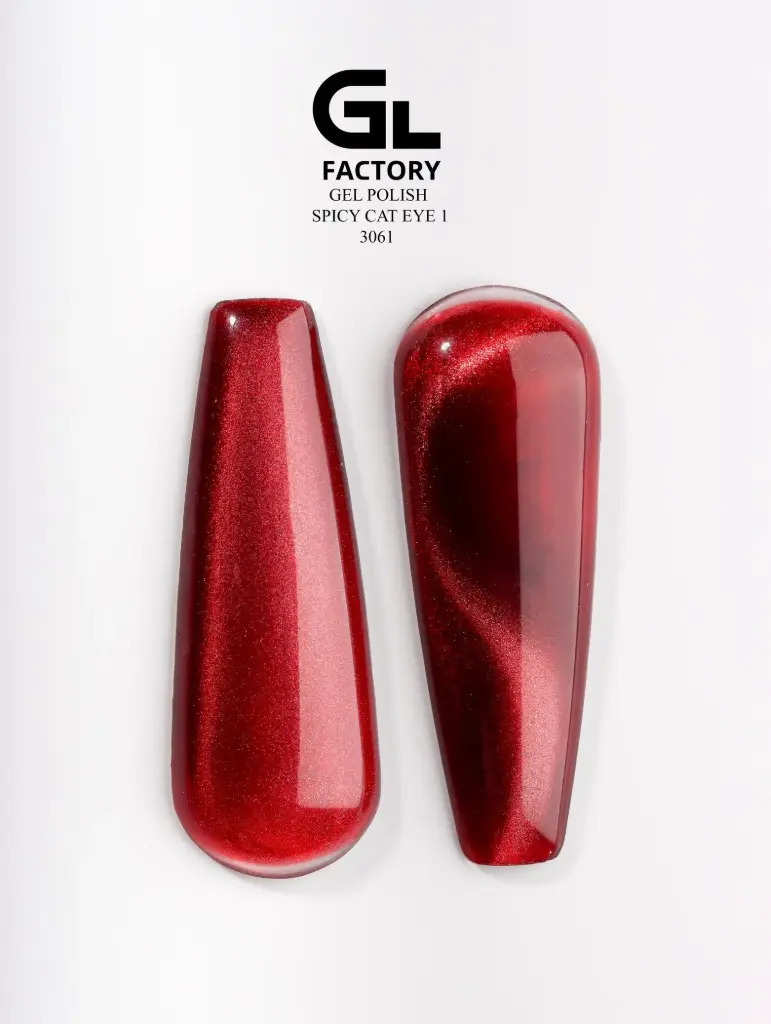 GL 3061 BLACK Gel Polish Spicy Cat Eye 01 15g TPO FREE
