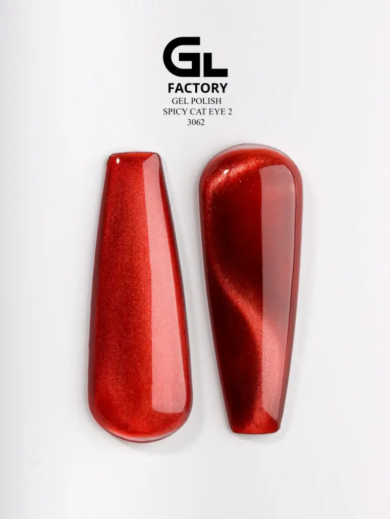 GL 3062 BLACK Gel Polish Spicy Cat Eye 02 15g TPO FREE