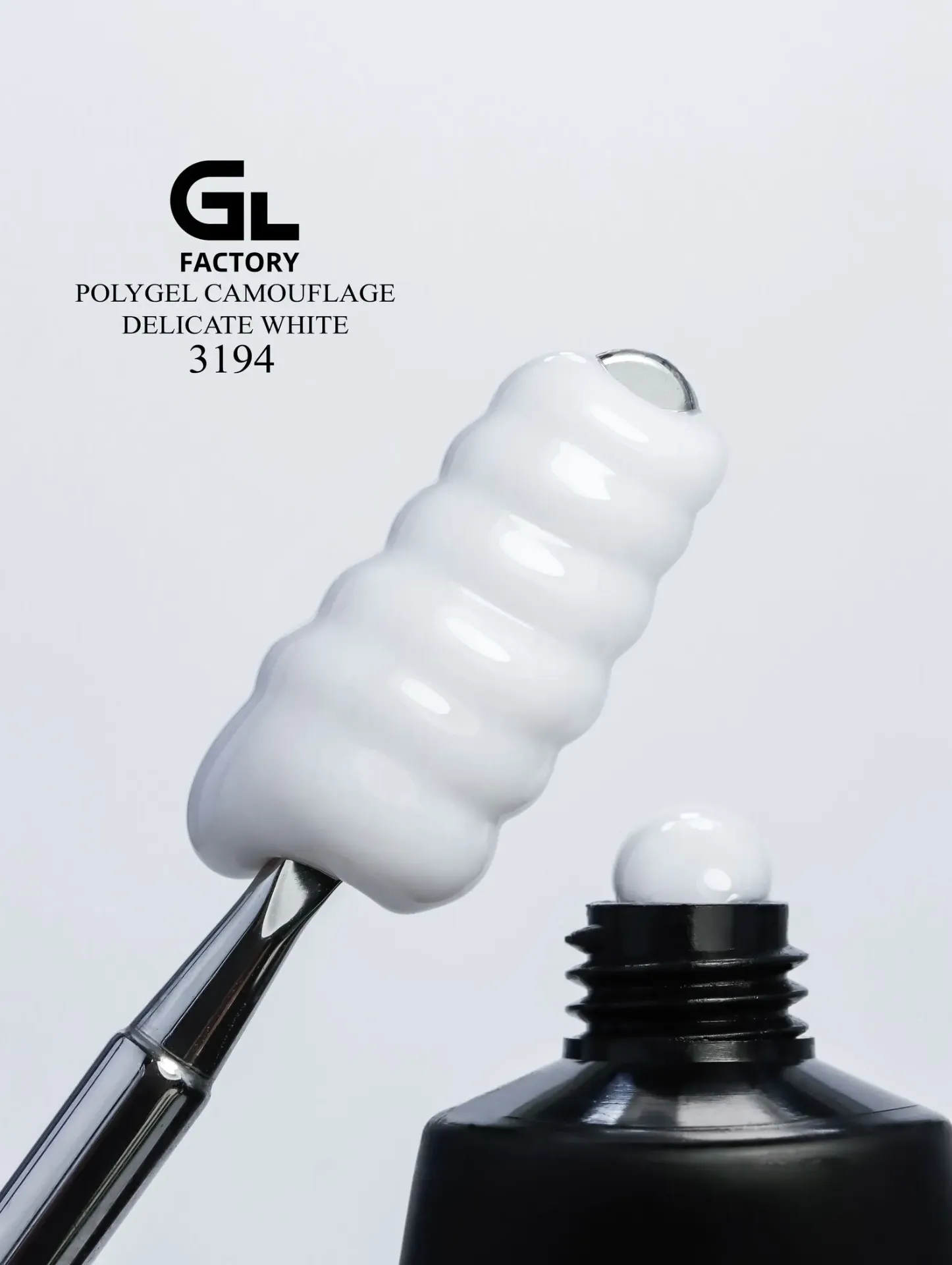 GL 3194 PolyGel Camouflage Delicate White  50gr TPO HEMA FREE
