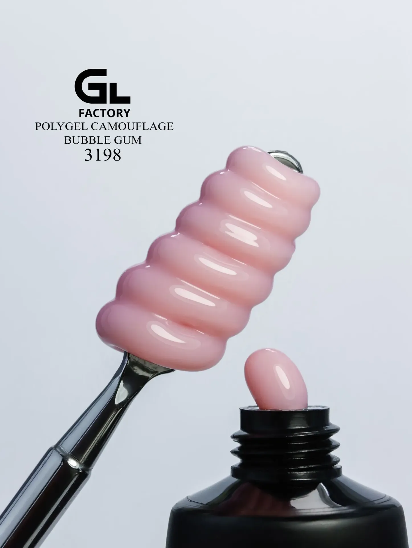 GL 3198 PolyGel Camouflage Bubble Gum 30gr TPO HEMA FREE