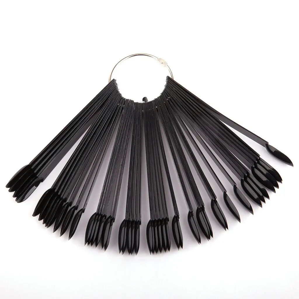 Tips on the ring 50 pcs (black)