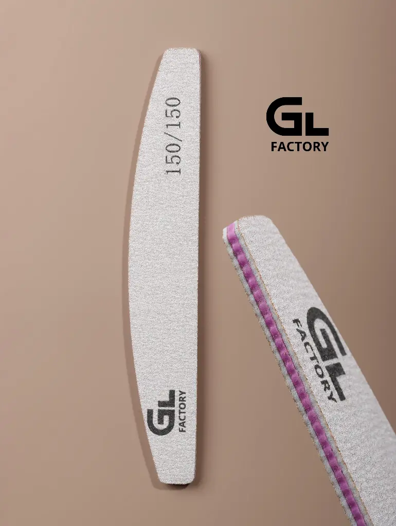 Nail File Grit 150/150 Half moonscape shape